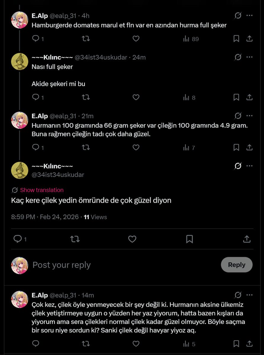 Çilek lüks bir şey oldu da benim mi haberim yok amk?