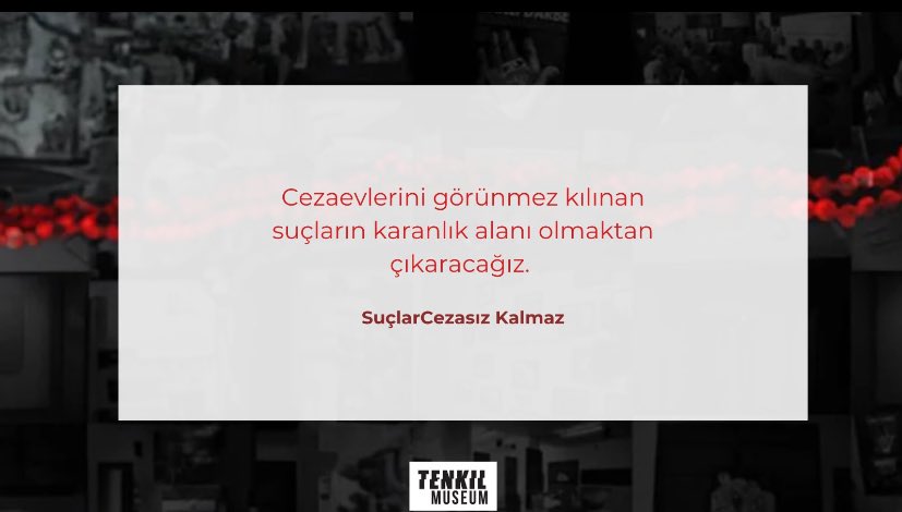 Sessizliğin normalleşmesine izin vermeyeceğiz.

“Kalp krizi” başlığı altında kapatılan dosyaların arkasındaki gerçeği hatırlatacağız.

Cezaevinde Tenkil

#SessizliğeOrtakOlma
#Adaletİstiyoruz 

#Menschenrechte
#Gerechtigkeit

#HumanRights
#Justice