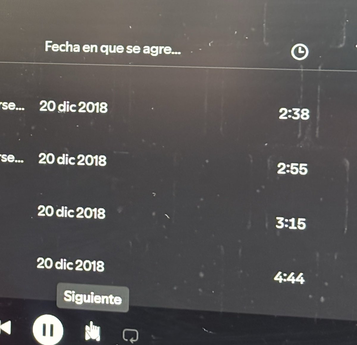 mi relación más larga es mi Spotify