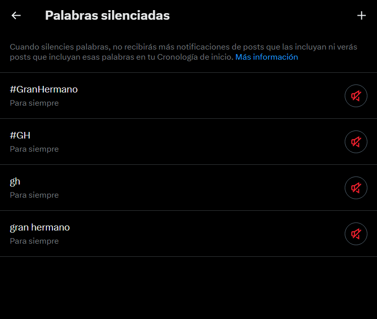 Desde que tengo Twitter jamás bloqueé a 1 usuario.

Lo único que tengo bloqueado son estas palabras hace 2-3 años.

La mejor decisión que tomé en mi vida.