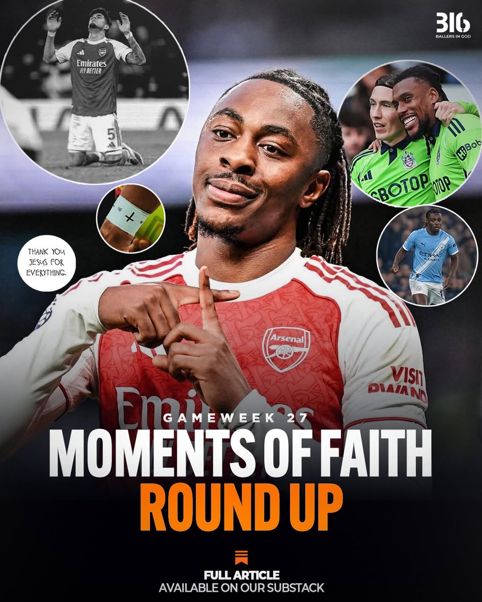 BallersinGod's tweet photo. Gameweek 27 gave us more than goals and assists. It gave us moments of faith.  

The full Moments of Faith Round Up is now live on our Substack. 

https://t.co/3rbawNvJh1 https://t.co/5GHBJ7yxSM