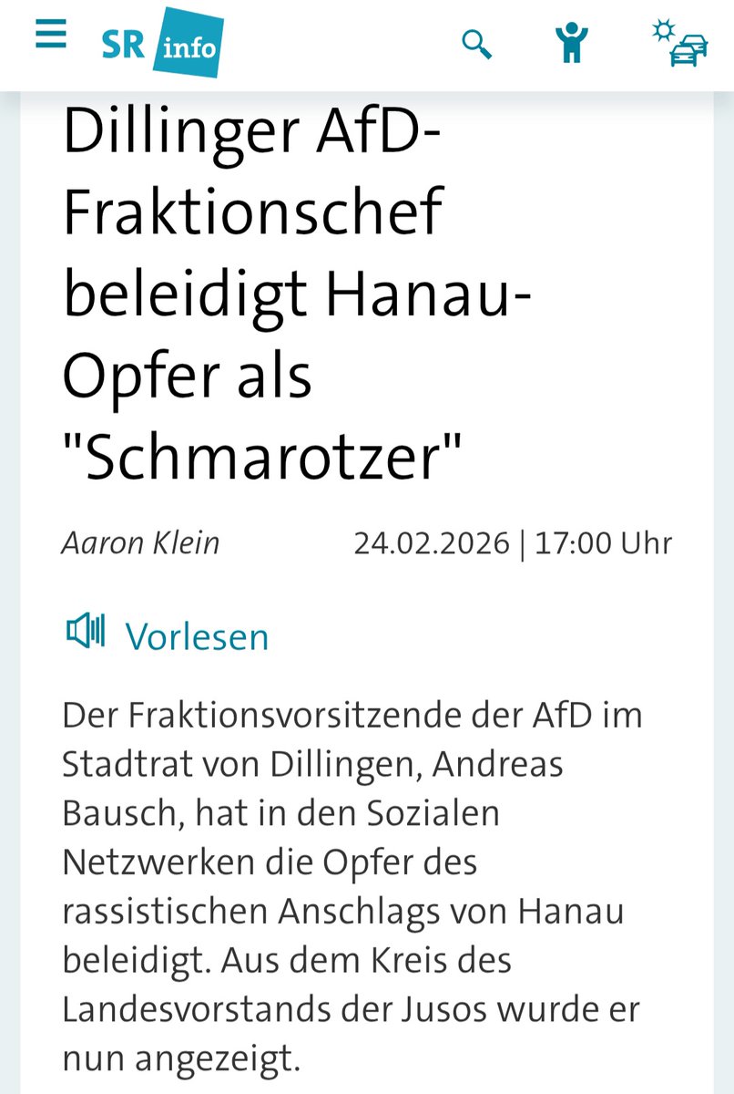 MichaelMamiani's tweet photo. #Deutschland 
#Saarland 
#DillingenSaar 
#Hanau 
#AfD🤮🤮🤮
#AlternativefürDeutschland🤮🤮🤮
#AndreasBausch 🤮🤮🤮

https://t.co/CB6jB74hqZ 🤮🤮🤮 https://t.co/e3k2AAmrlc