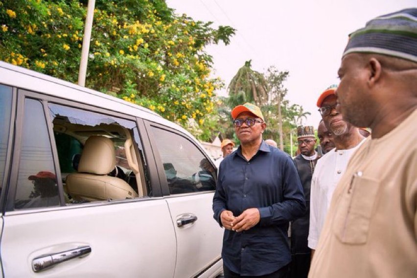 Peter Obi survives assassination. 

Who God protects. 
No man can harm.