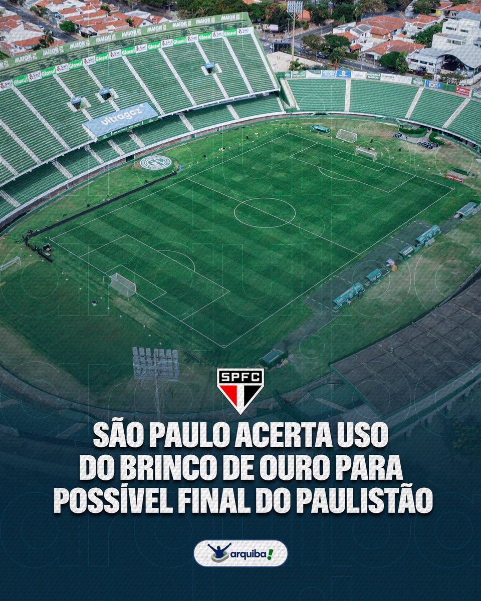 Sequência de shows do AC/DC no Morumbis faz o clube costurar acordo com o Guarani, caso chegue às finais do Paulistão. ⚔️🏟️

É a melhor escolha, torcida tricolor? 🇾🇪👇