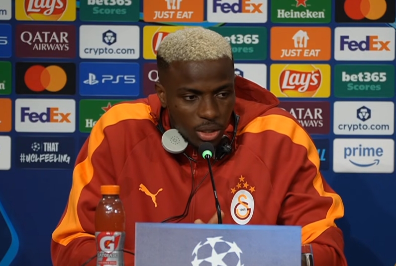 Victor Osimhen: "Okan Buruk, benim Galatasaray'da olma sebeplerimden biri. Hocamız, Okan hocamız... Türkiye'nin en iyisi!"