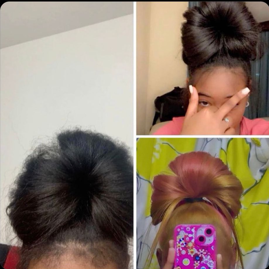 if you did this bun back in the day, you're a bad 👱🏽‍♀️now