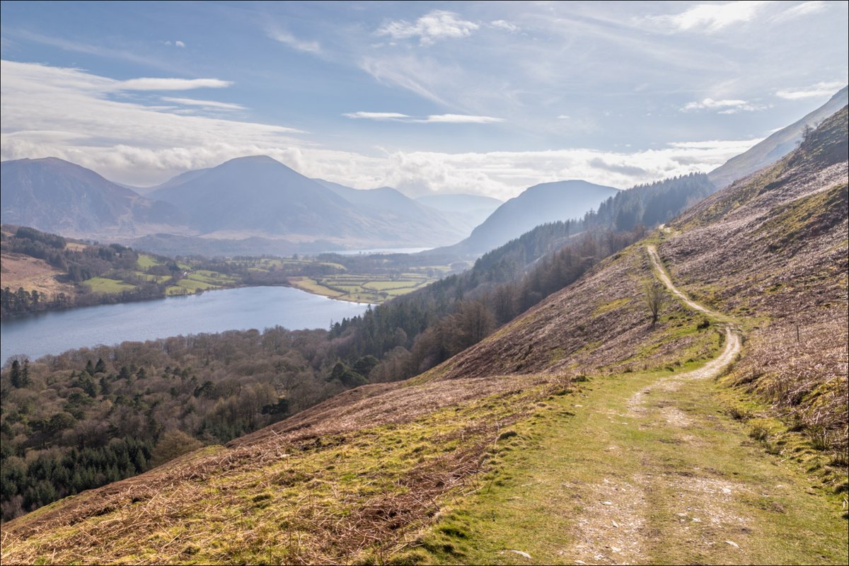 andrewswalks's tweet photo. Inviting path above Loweswater https://t.co/tJM21Y6kPJ