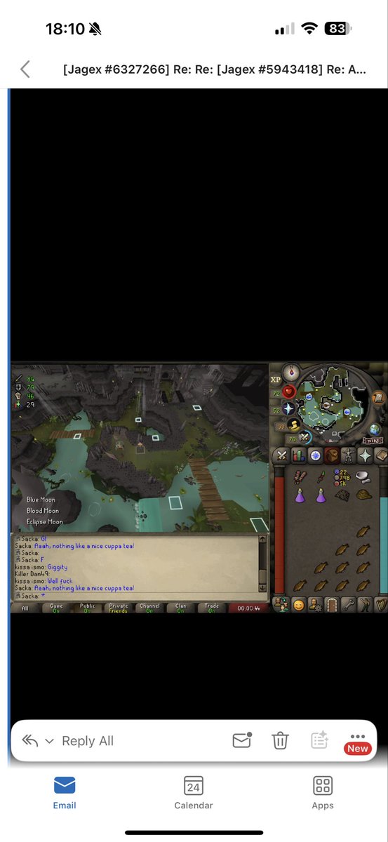 ShackaOsrs's tweet photo. @JagexAyiza @JagexSupport @JagexSarnie 
 I’m really sorry to tag you in one of these I just don’t know what to do.

My Jagex account has been hijacked (last year) and I’ve been waiting for support, was expecting something on the roadmap to help but haven’t seen anything to help. https://t.co/PRSdZNhehG