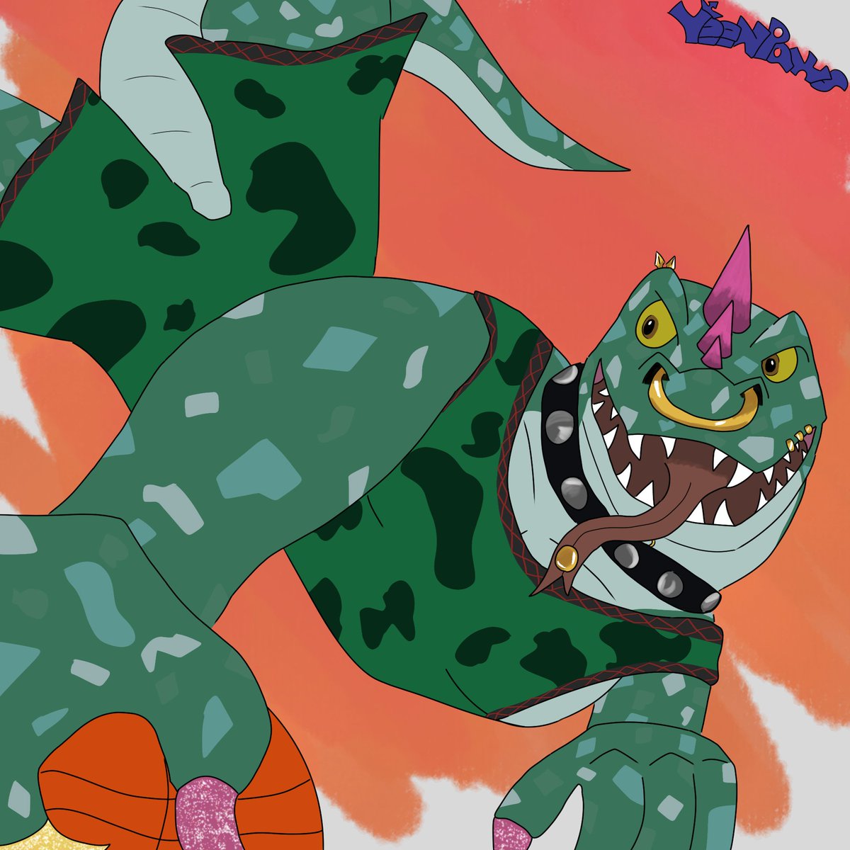 Modo! Scales are hard to draw 😵‍💫🦎
#Furryart #GOATMovie