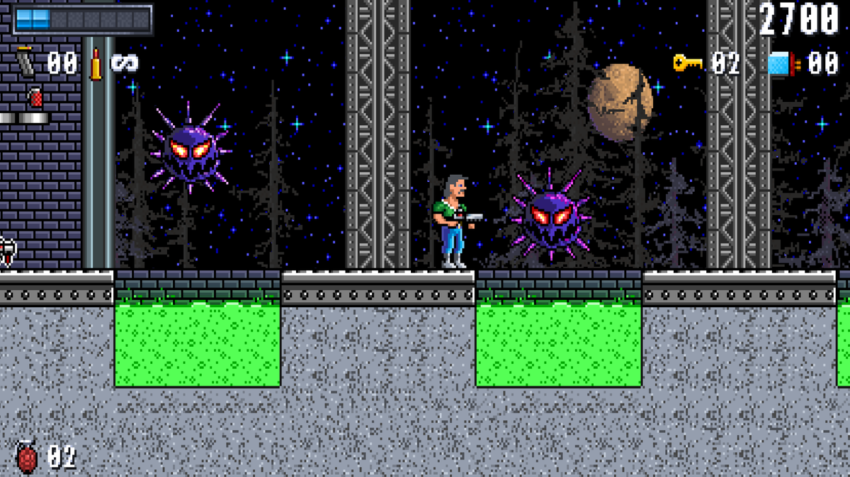 I've said this before. Biomenace was a huge influence on my own game ...