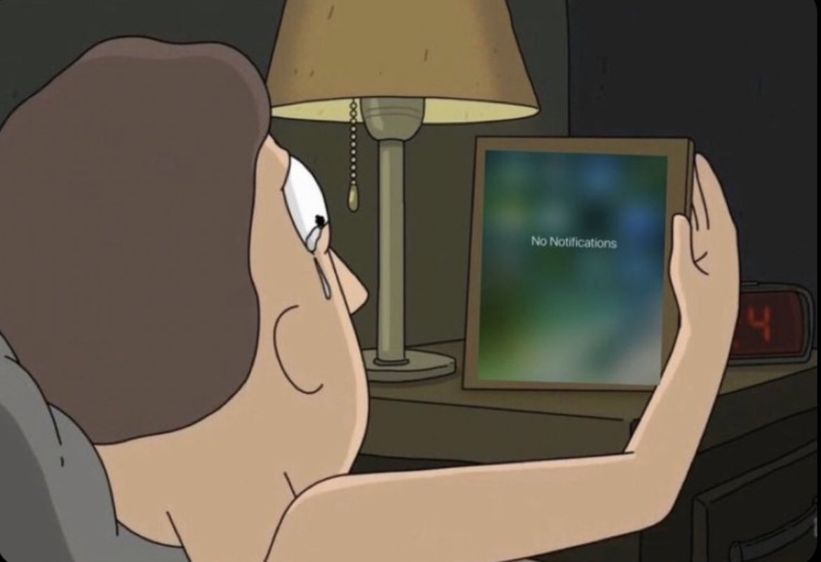 Me after tweeting for no one