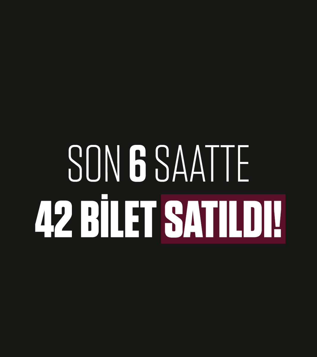 Tribün Doluluk tweet media