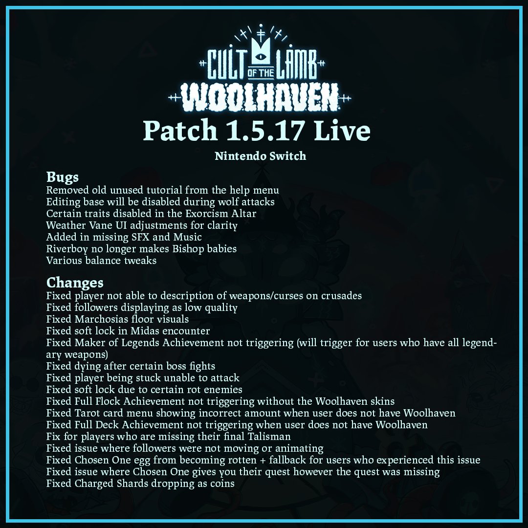 Cult of the Lamb Support 🙏🐑 tweet media