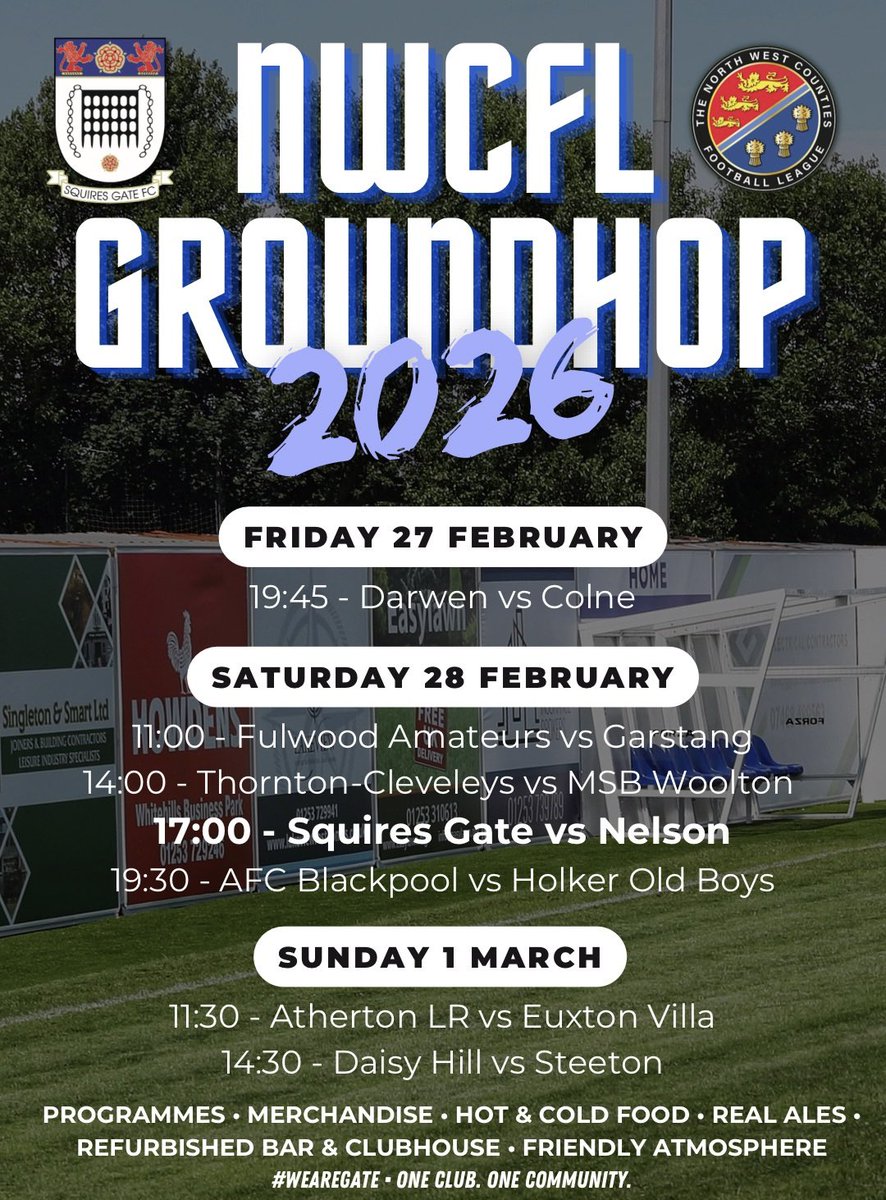 Squires Gate FC tweet media