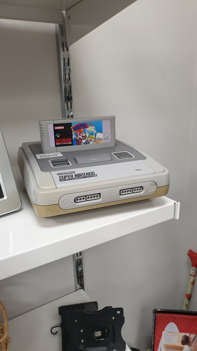 Rarely see a piece of retro gaming in a charity thrift store. This one £30 with no leads or controller which is a bit steep.