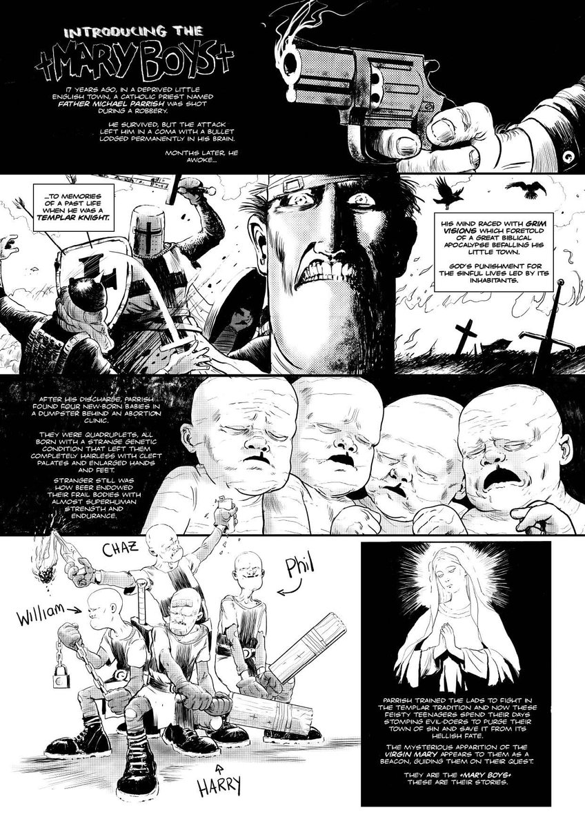 Mary Boys: All Stitched UP! Pt1 is LIVE!  The book is done, so straight to print once the campaign ends. indiegogo.com/projects/mary-…