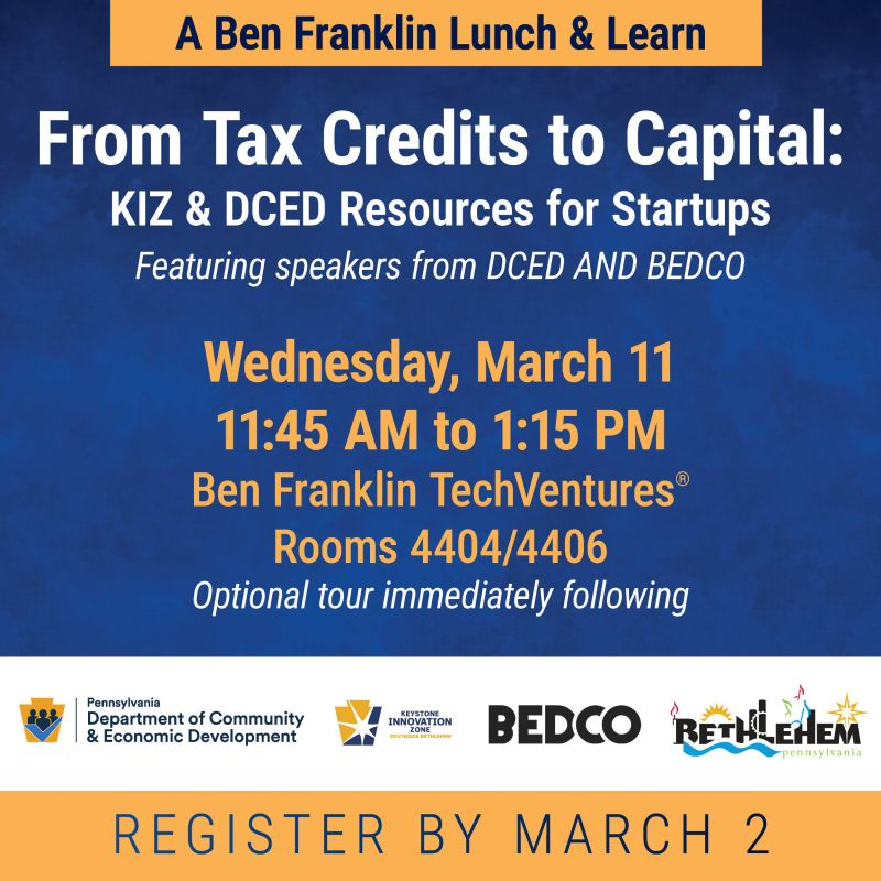 Ben Franklin Technology Partners - Statewide tweet media