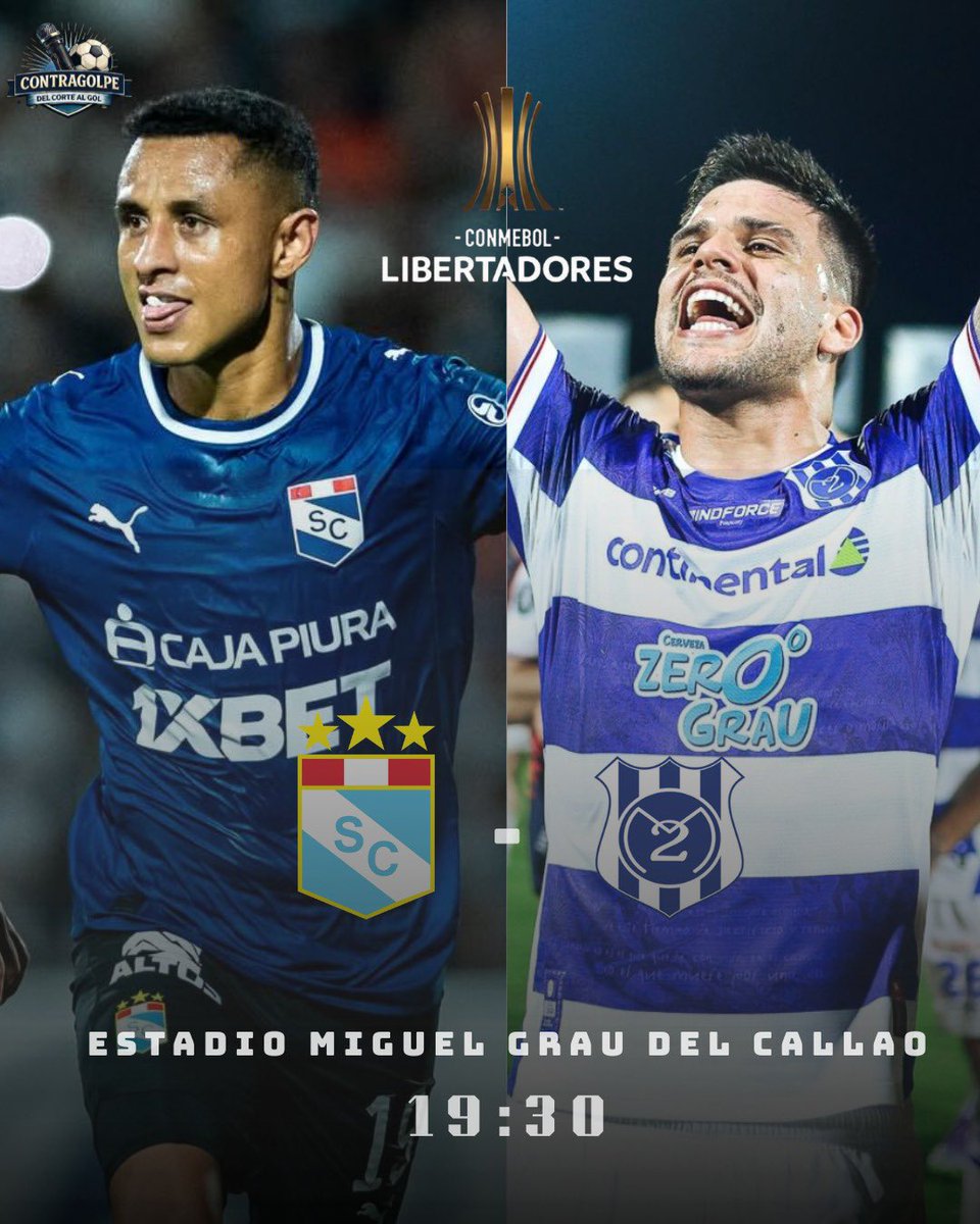 contragolpedcag's tweet photo. 🚨 HOY SE DEFINE TODO EN EL CALLAO 🚨

💥 Tras el emocionante 2-2 en Paraguay 🇵🇾 en la ida, Sporting Cristal y Club 2 de Mayo se enfrentan en el Estadio Miguel Grau del Callao por la vuelta de la Copa Libertadores por la Fase 2. El ganador avanzará y se medirá en la siguiente ronda al vencedor de Huachipato vs Carabobo FC.  

🔥 El favorito es Cristal por jugar de local y con su gente, pero nadie olvida que 2 de Mayo eliminó a Alianza Lima en Matute hace dos semanas.  

⏰ 7:30 p.m. (hora peruana)
🏆 Vuelta – Fase 2 – Copa Libertadores
⚽ Global: 2-2

Un error puede costar la clasificación. Un gol puede cambiar la historia. ¡La Copa sigue viva esta noche! 🔥🇵🇪⚽

#Libertadores #SportingCristal #2DeMayo