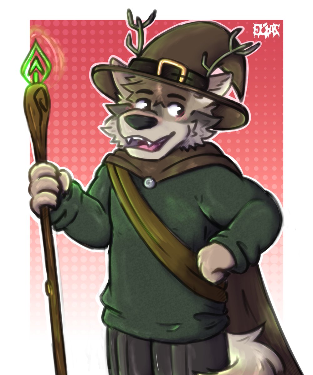 Coyote-deer mage! :3

Co//m for <a href="/rattlesatnight/">Jay</a>