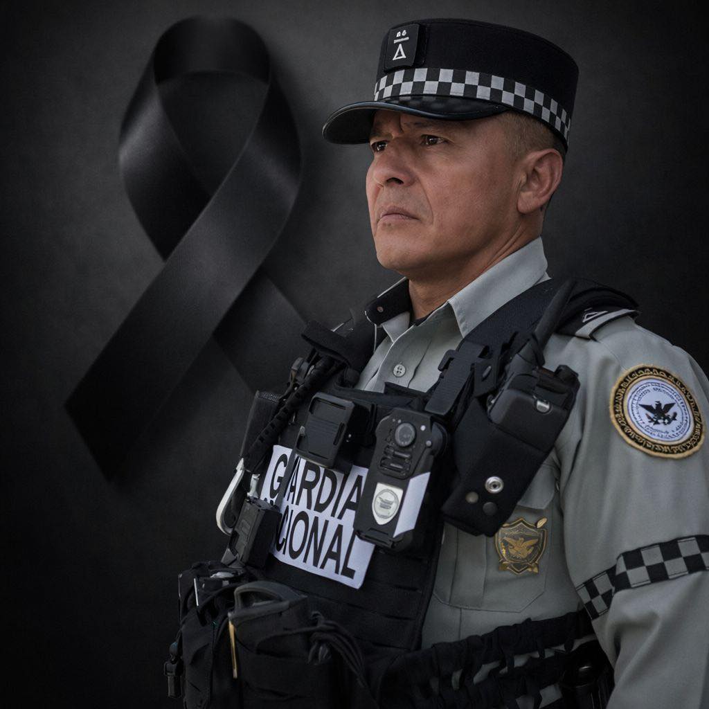 Con profunda tristeza recibimos la noticia del fallecimiento del Capitán Cardozo, titular de la <a href="/GN_MEXICO_/">Guardia Nacional</a>  en carreteras en el estado de Aguascalientes.

Fue un servidor público ejemplar, profesional en el cumplimiento de su deber y siempre dispuesto a colaborar en favor de la