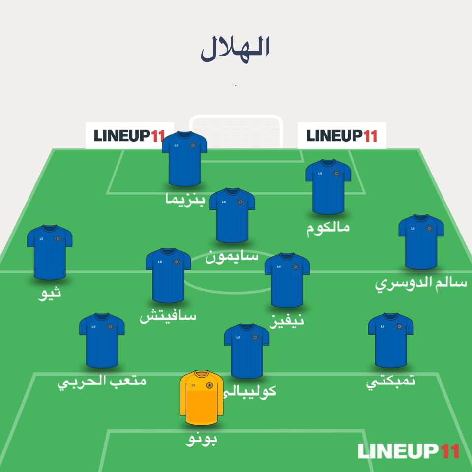 abduull0's tweet photo. @alzallal2 اتمنى المباريات الجاية اشوف انزاغي يلعب بذي التشكيلة #الهلال https://t.co/IINz9uXtI4