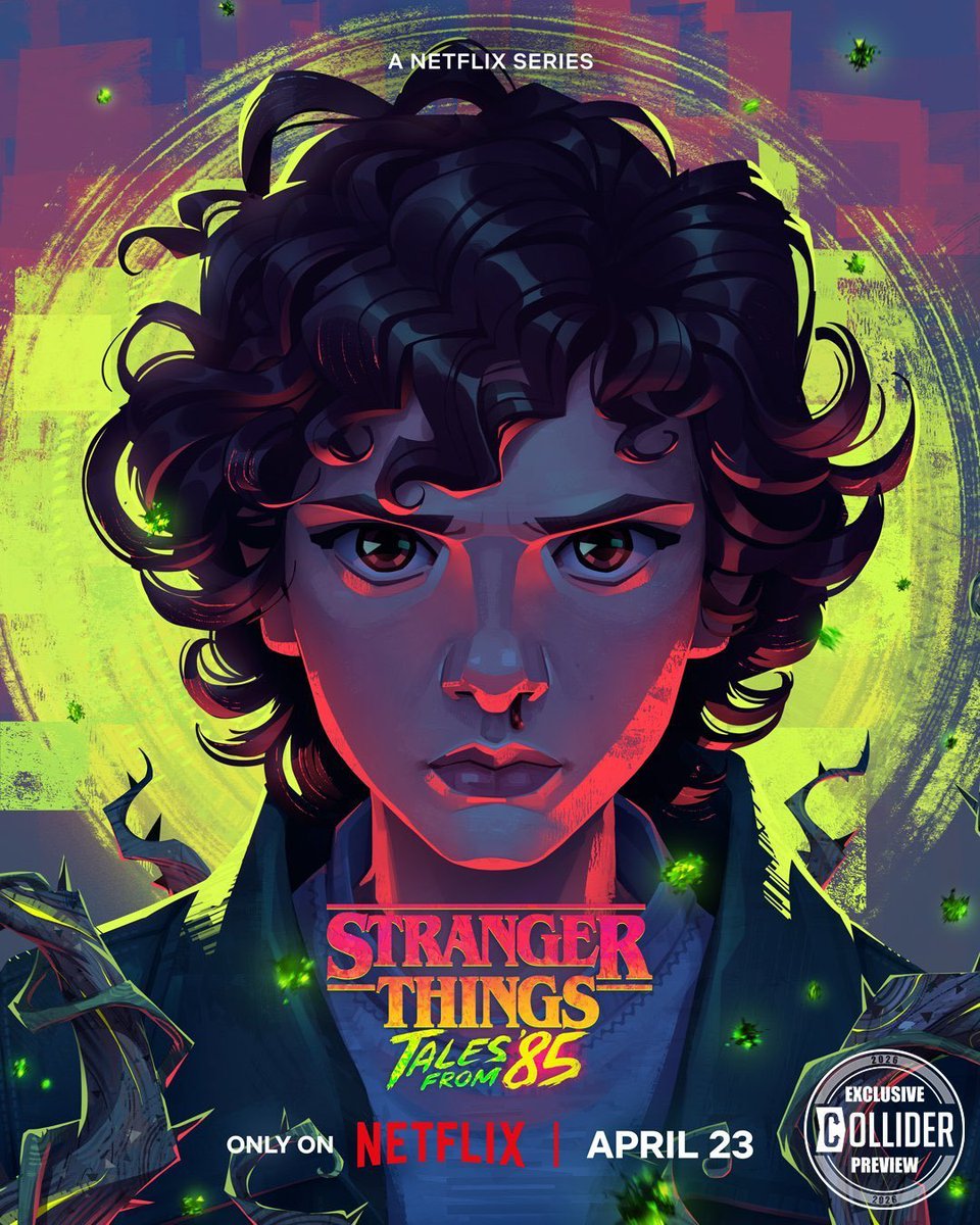 💥 NUEVOS POSTERS 💥 Tenemos NUEVOS POSTERS individuales de #StrangerThingsTalesFrom85 la serie animada se encuentra ubicada entre la Temporada 2 y 3 de #StrangerThings. Llega a la plataforma el 23 de Abril.