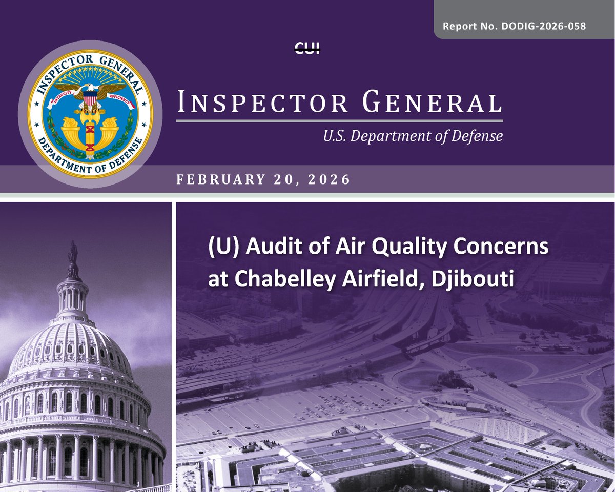 DoD Office of Inspector General tweet media