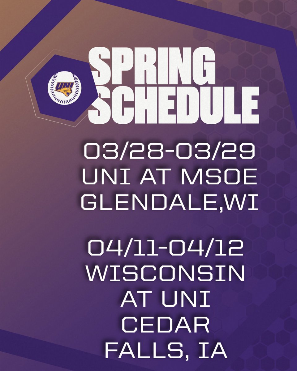 UNI Club Baseball tweet media