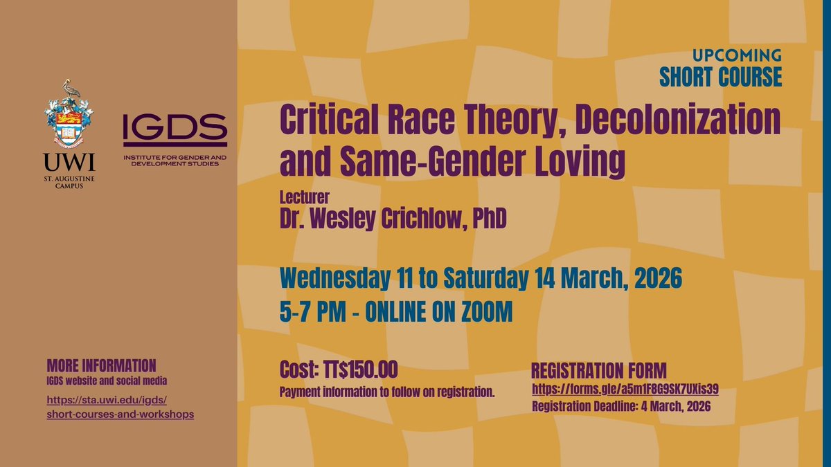 IGDS St. Augustine Unit, Trinidad and Tobago tweet media