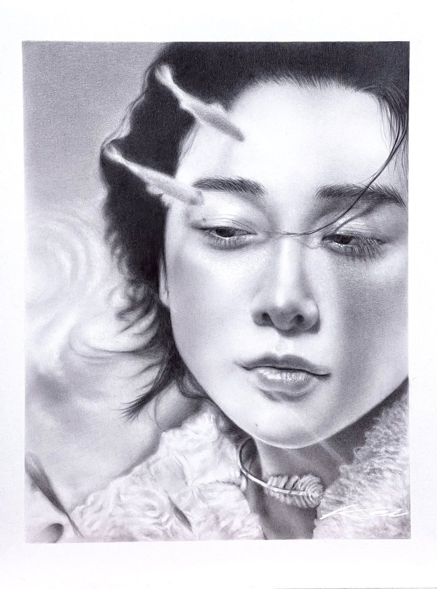 yusakeo's tweet image. ソロデビュー５周年
OITOMA リリース♬.*ﾟ
おめでとうございます💐✨

 #大森元貴 
 #OITOMA 
 #Numero TOKYO 
 #鉛筆画