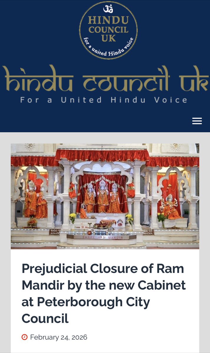 Hindu Council (UK) tweet media