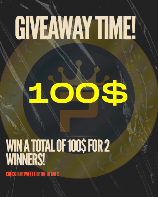 🎁We’re here with a giveaway.🎁

We’re giving away a total of $100 to 2 winners. 🎊

How to participate:

• Like this post + RT
• Leave a comment

Winners will be announced Friday evening.

Good luck.