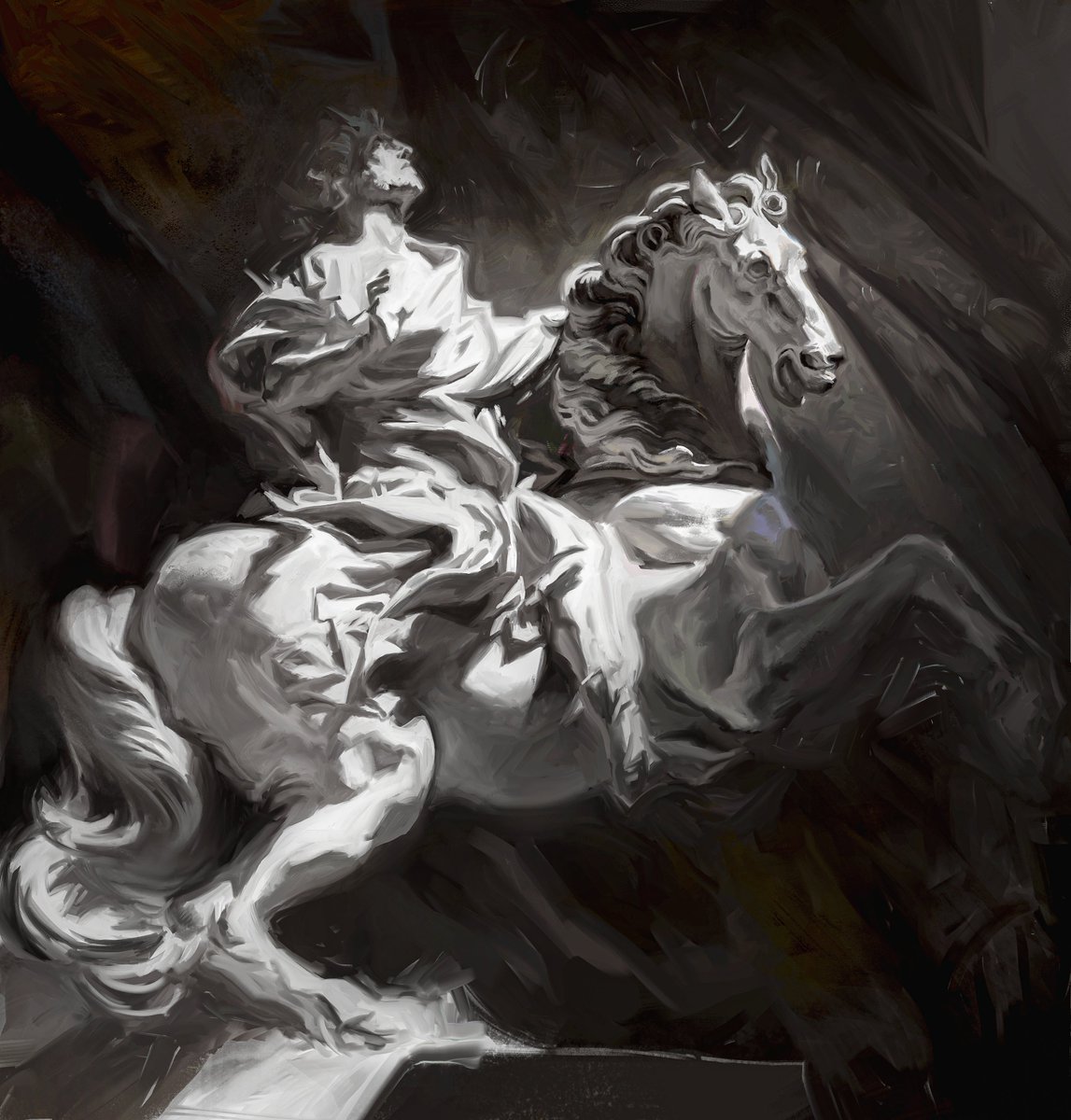Huybe161190's tweet photo. study 
#painting #statuepainting #digitalpainting https://t.co/pjS1GIw6oa