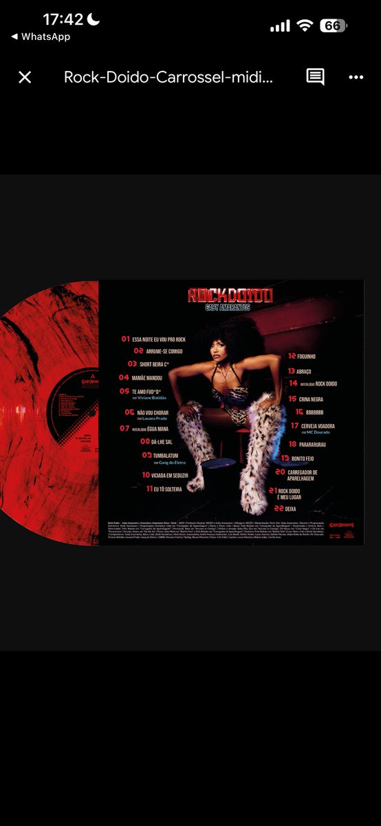 GabyAmarantos's tweet photo. VINIL ROCK DOIDO! ⚡️
Dia 26/02 (quinta-feira), 12h estará disponível no site https://t.co/jG76YOgrk3

BORA BOTA A VITROLA PRA ENDOIDAR?! https://t.co/hUeSXERYzl