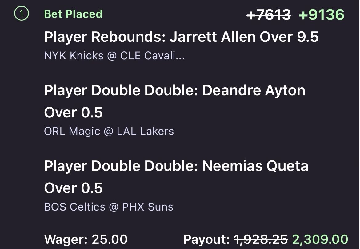 ChasingUnits_'s tweet image. Onyx NBA Boost +9136

Hate when guys are 7 foot for no reason, grab some boards and dunk the ball!

FV: +6810
EV%: 33.7%
QK: .09u