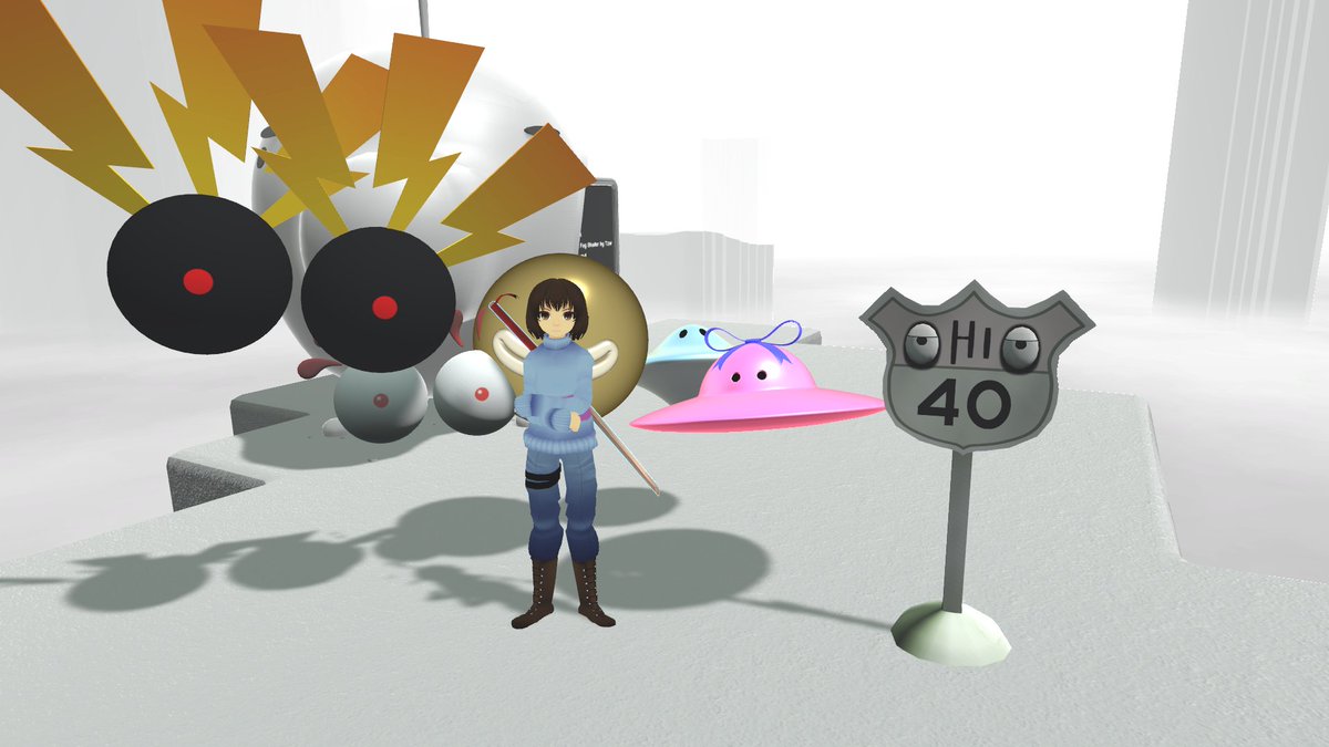 chunchasku's tweet photo. More shots from the Omniverse and VRtale sessions recently!
-VRtale chara and Orion with a pack of demons.
-Kniffy chara surrounded by demons and...brara?
-And more earthbound with Frisk going into the past.

Cant wait to show everyone this in show form!
#vrtale #vrchat https://t.co/zRG7t3yska