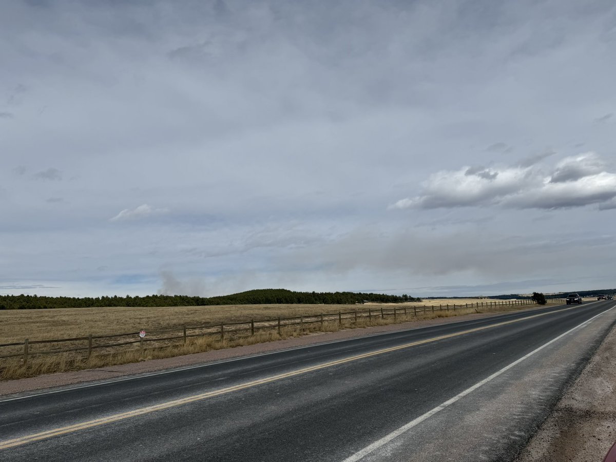 Douglas County fire agencies are operating at a wildfire. Smoke is