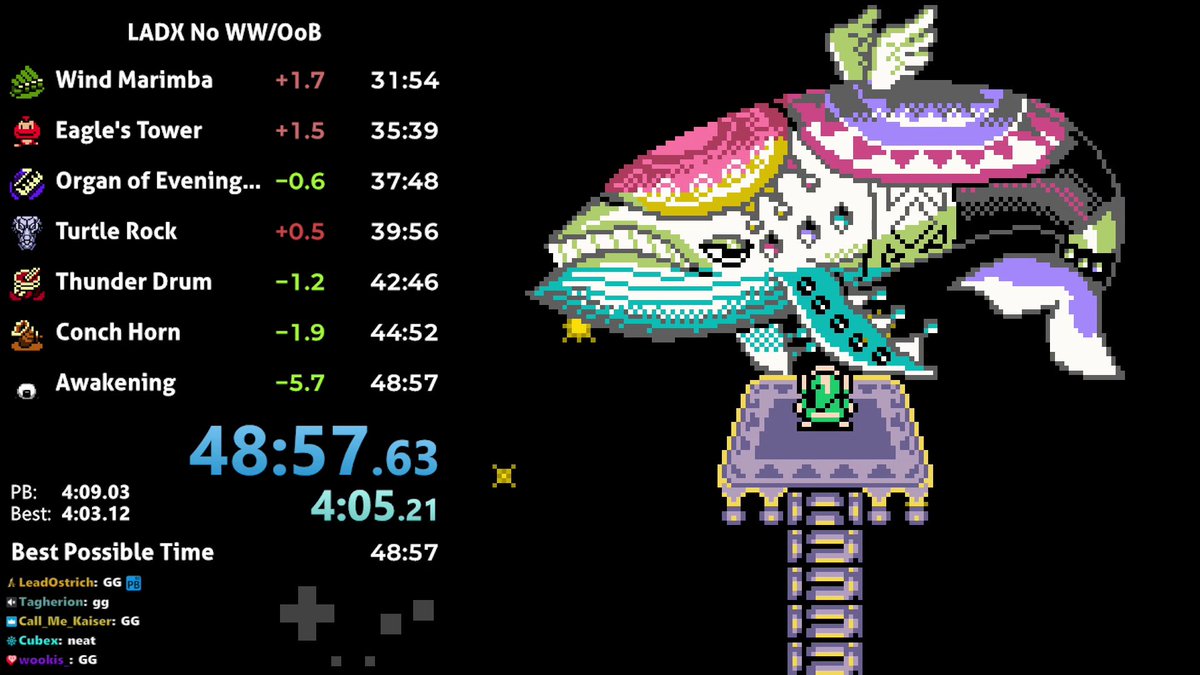 Second ever 48 and new LADX record after almost 5 years, gg 🐋