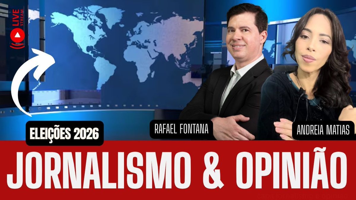 Aviso:
O programa Jornalismo &amp; Opinião não será exibido excepcionalmente nesta terça-feira, 24 de fevereiro.
O programa com ANDREIA LUIZA MATIAS e RAFAEL FONTANA retornará na quinta-feira, dia 26.
Até lá!
<a href="/AndreiaLMatias/">Andreia Luíza Matias</a>