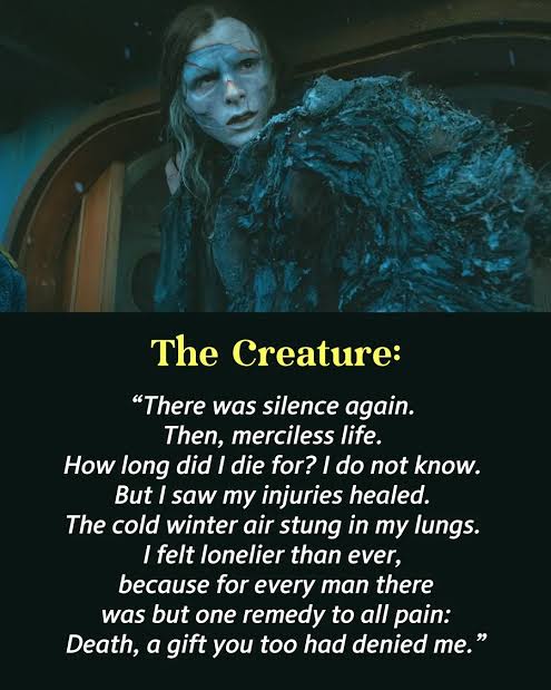 Reminds of this quote from the Frankenstein movie.