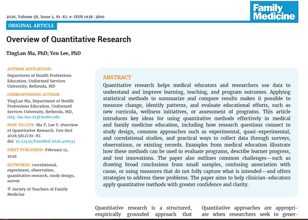 Family Medicine Journal tweet media