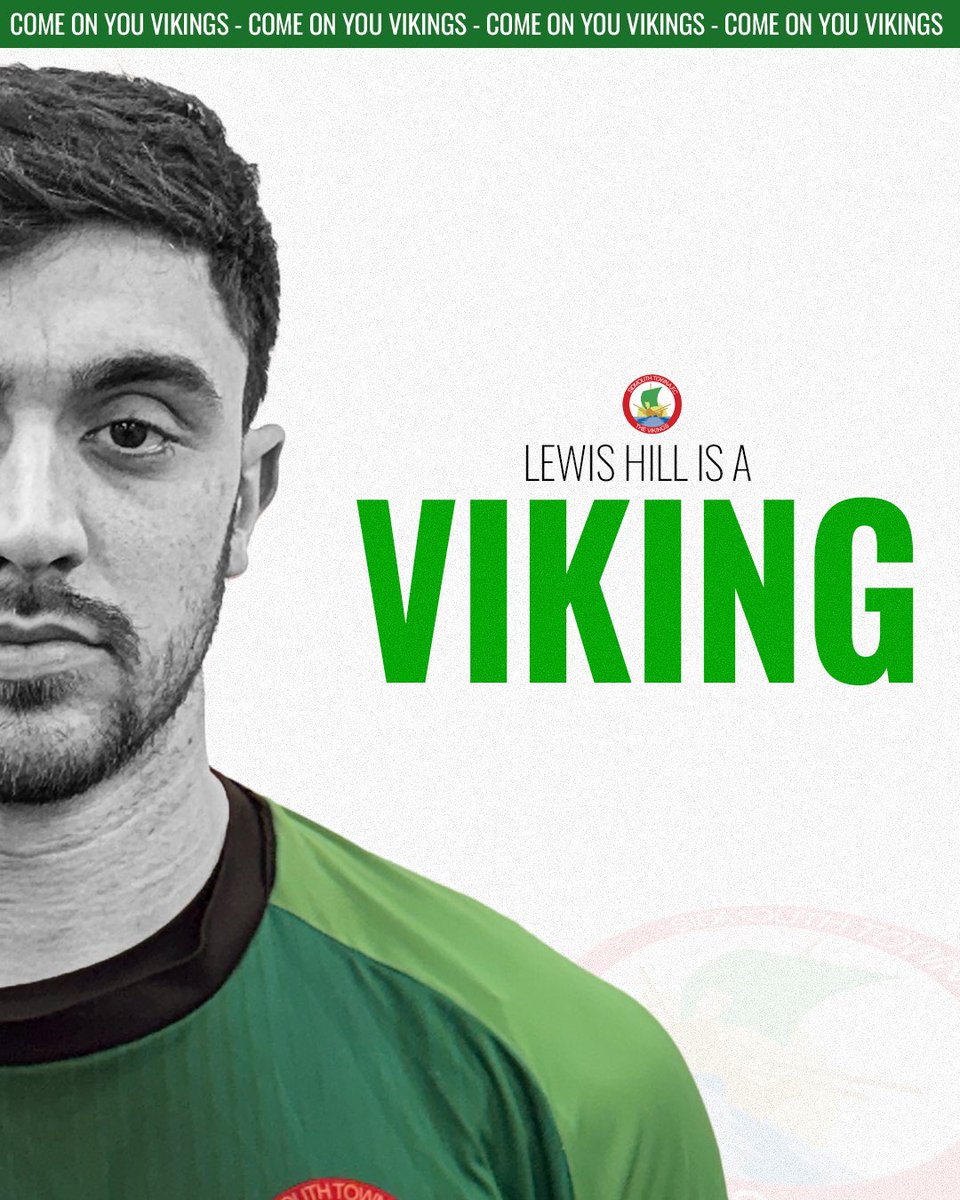 We’re pleased to announce new signing Lewis Hill who joins us from Cullompton Rangers and Bideford FC 🤝

Pleased to have you with us Lewis! 🙌

#UTV💚 #Vikings