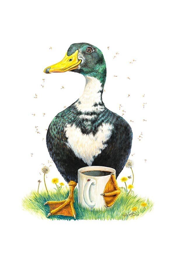 HollySimental's tweet photo. McLove’n Coffee signed prints available in my #etsy shop! https://t.co/0pNQJZAJkt #duck #duckart #ducklover #animal #animallover #animalrescue #bird #birdwatching #coffee #coffeelover #coffeeshop #coffeeaholic #gift #giftideas #gifts #giftshop #hollysimental https://t.co/61oQ9nBftK