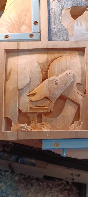 Omg my mind is blown... An amazing Bulgarian woodcarver, Stefan R Todorov made my 'Get Out' artwork into a woodpiece, all tradiotionally handcarved I am absolutely speechless and honored.. it is making me emotional, so very stunning!!