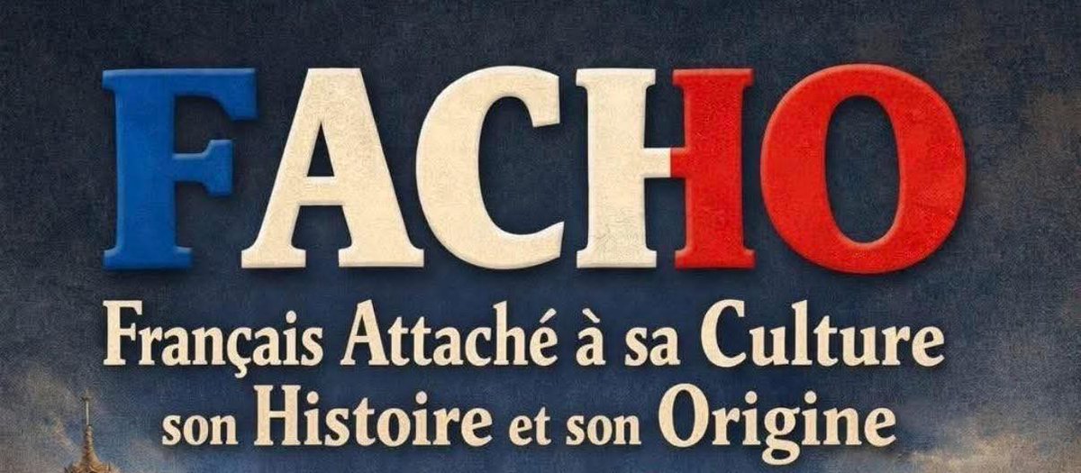 Donc je suis un facho 😁😁