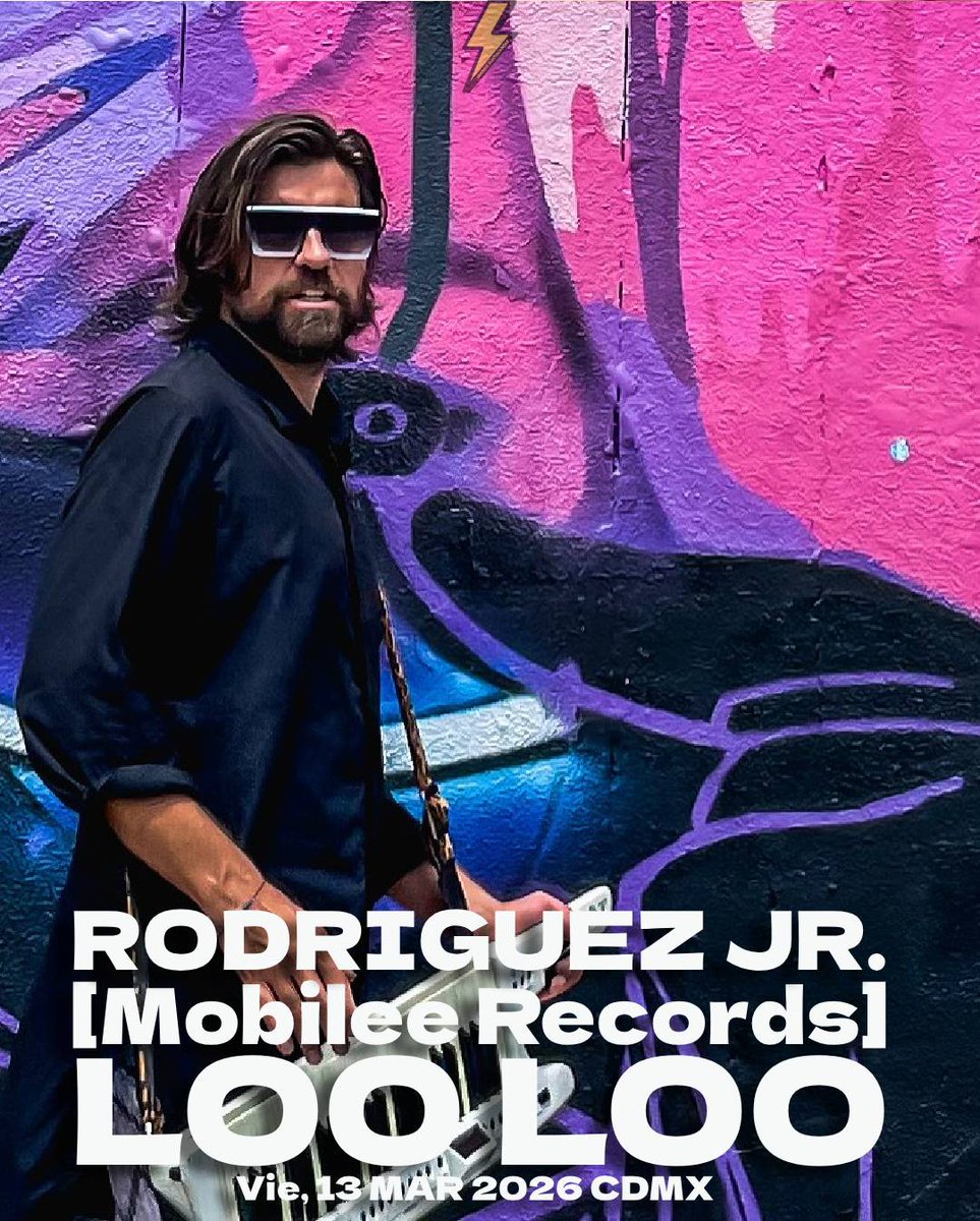 NochesElectroMx's tweet image. Rodriguez Jr. dee regreso a CDMX para apoderarse de la cabina en LOO LOO⚡️

Viernes 13.Marzo.2026 #CDMX 🇲🇽
Boletos y Mesas VIP 📲 🎟️ #PrecioEspecial
▶️🔗 linktr.ee/nocheselectron…

#WeAreLooloo