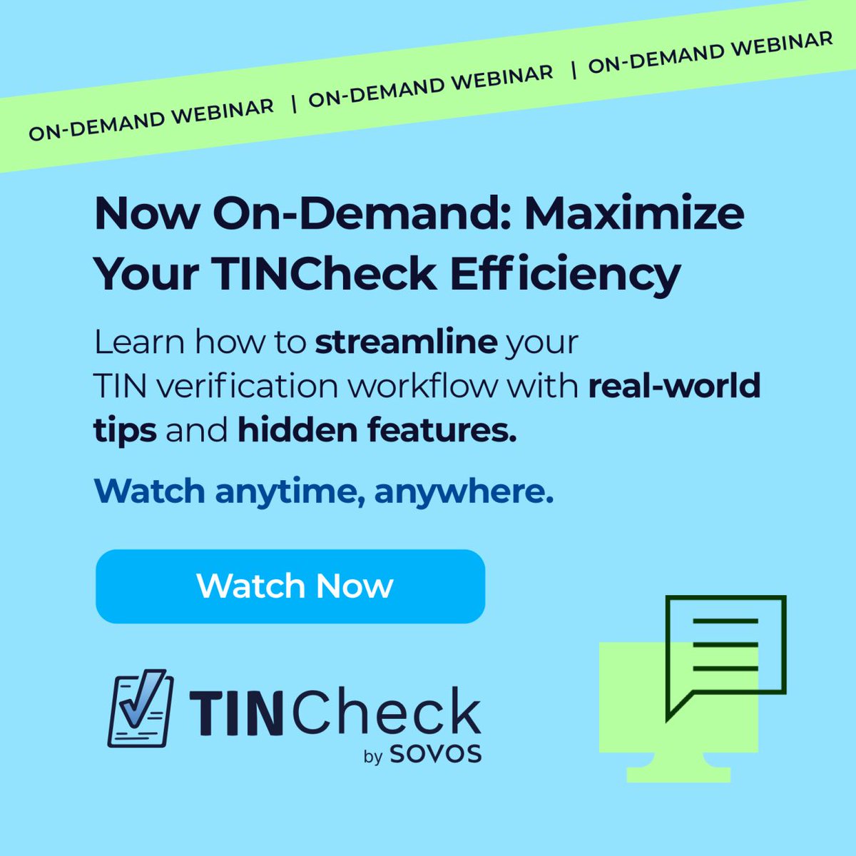 TINCheck by Sovos tweet media