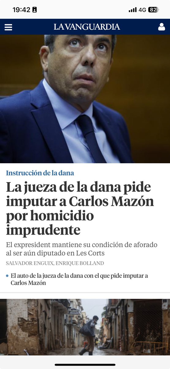 La petición de imputación de Carlos Mazón por homicidio imprudente crea un precedente formidable para imputar a Pedro Sánchez, a Teresa Rivera, Marlaska, Margarita Robles, Oscar Puente…
Sólo que en éstos las pruebas e indicios son mucho más sólidos que los  que hay contra Mazon!
