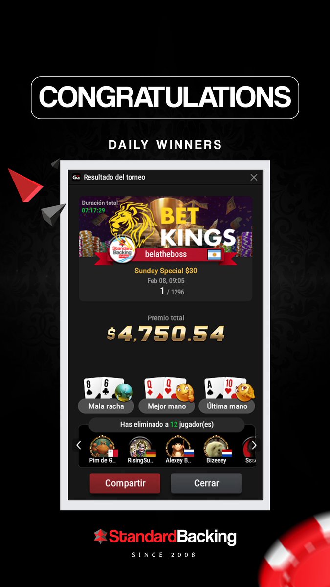 This is what showing up every day looks like. 🔥
Strong performance at the tables.

👉 Join the team standardbacking.com