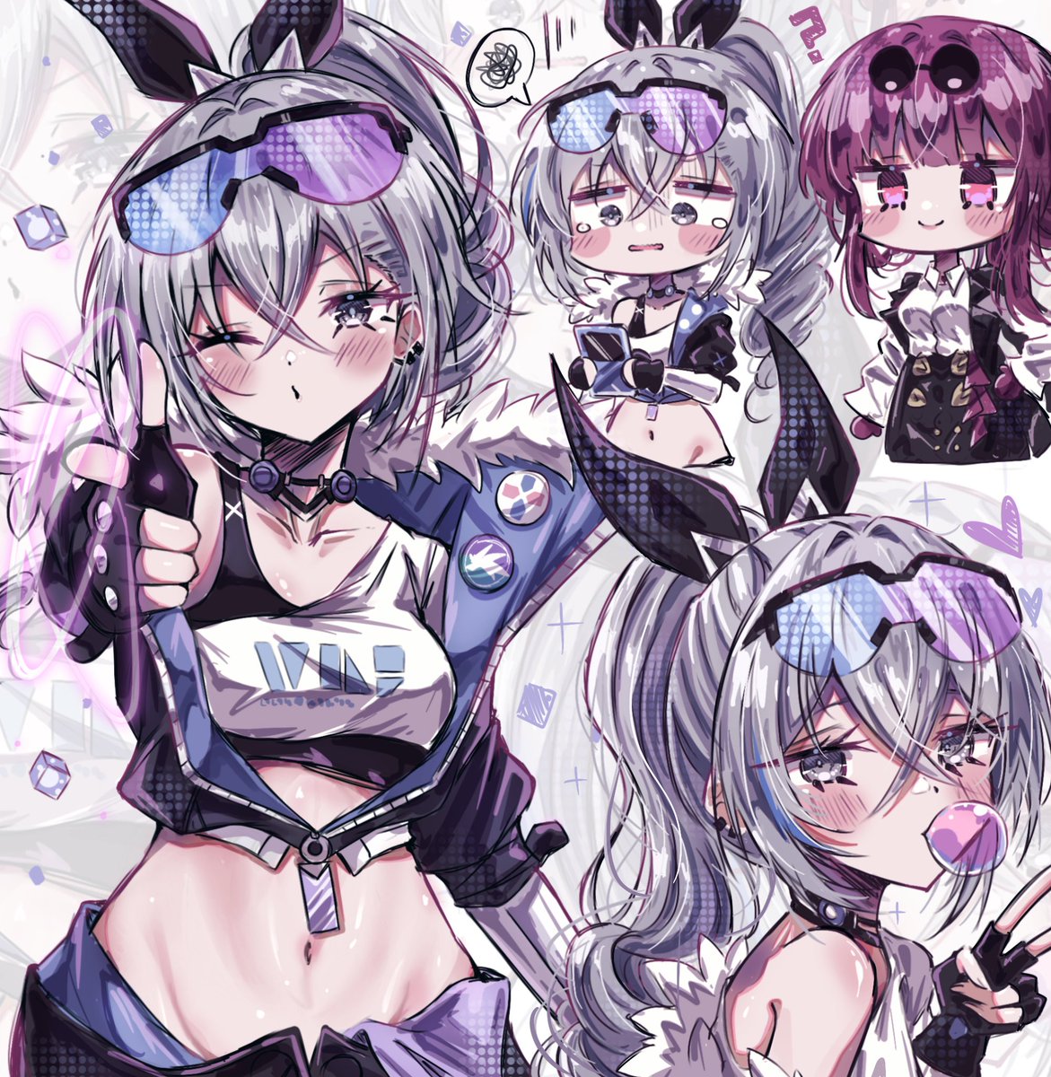 usagi_minku's tweet photo. silver wolf💜 https://t.co/Dw9I2Ri3Mx